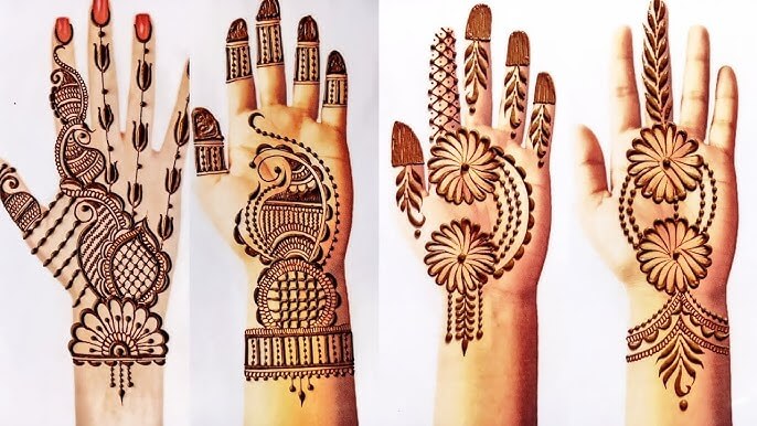 Front Hand Simple Mehndi Design