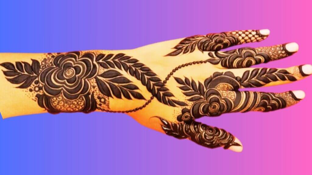 Minimal Bridal Mehndi Design
