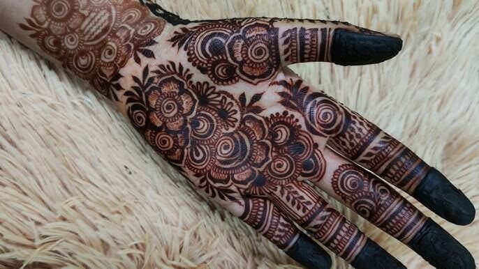 Royal Front Hand Mehndi Design