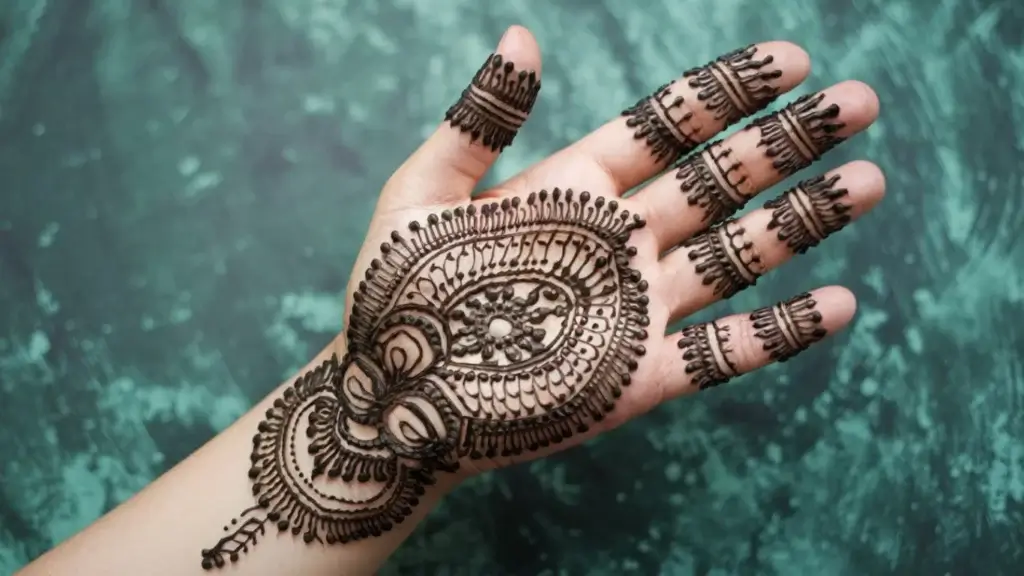 Royal Front Hand Mehndi Design