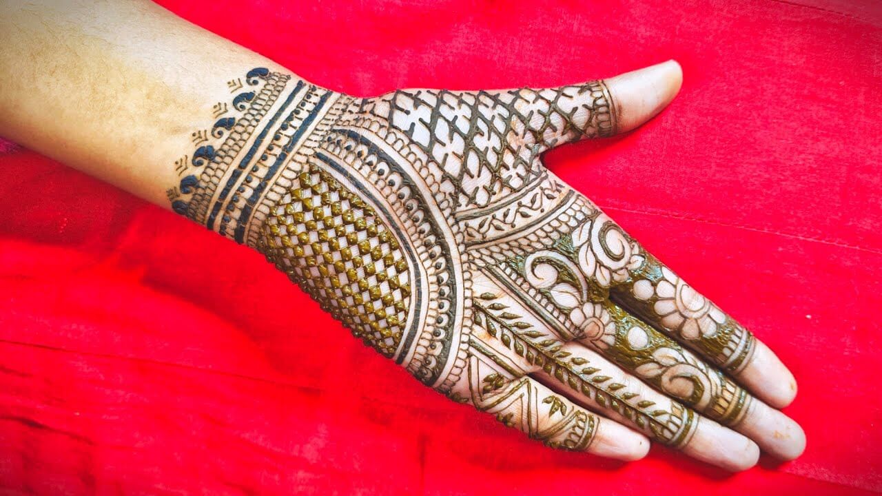 Royal Front Hand Mehndi Design