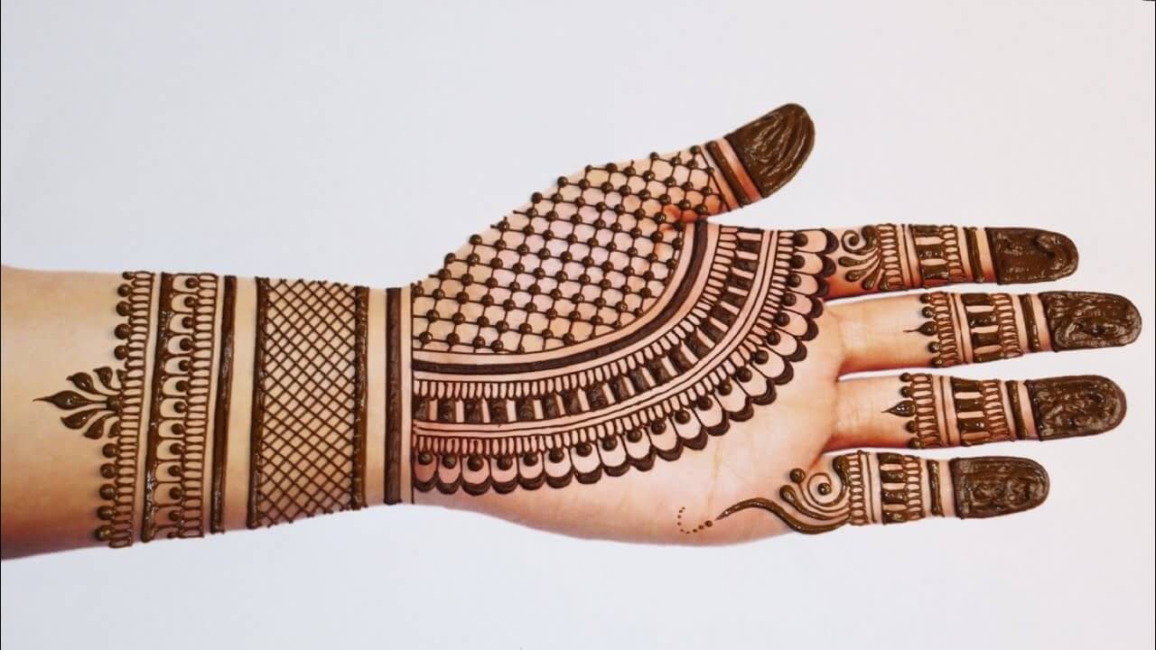 Royal Front Hand Mehndi Design