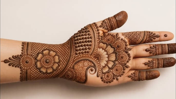Royal Front Hand Mehndi Design