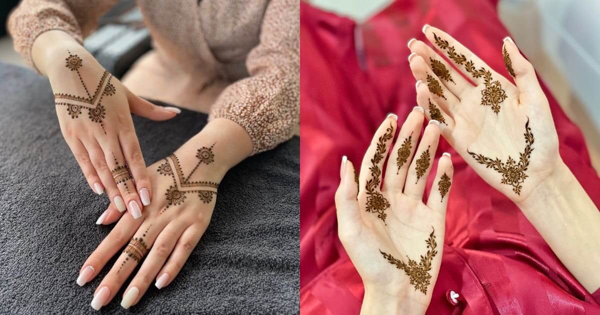 Simple Back Hand Mehndi Design