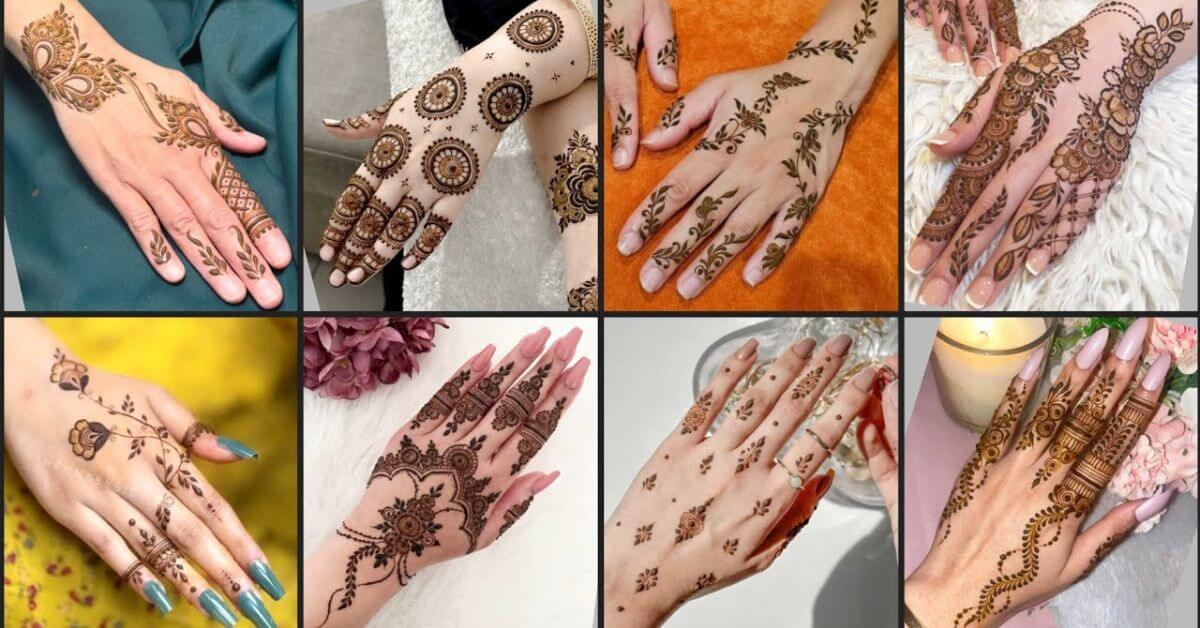 Simple Back Hand Mehndi Design