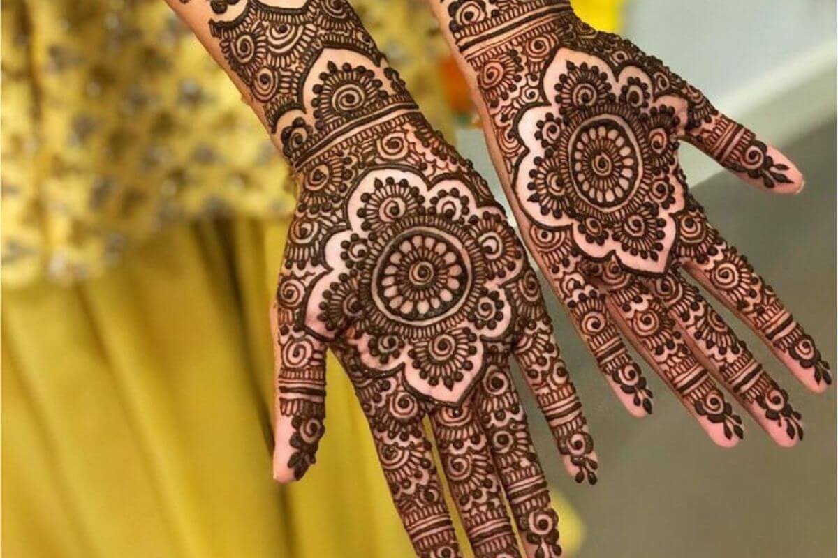 Front Hand Mehndi