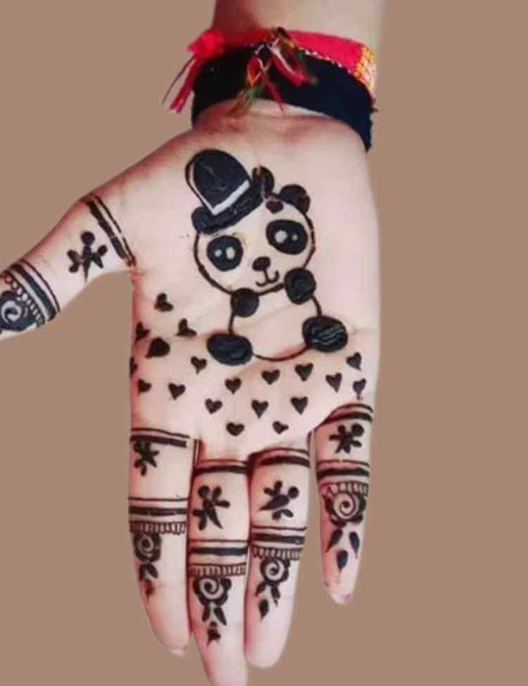 Simple mehndi designs for kids