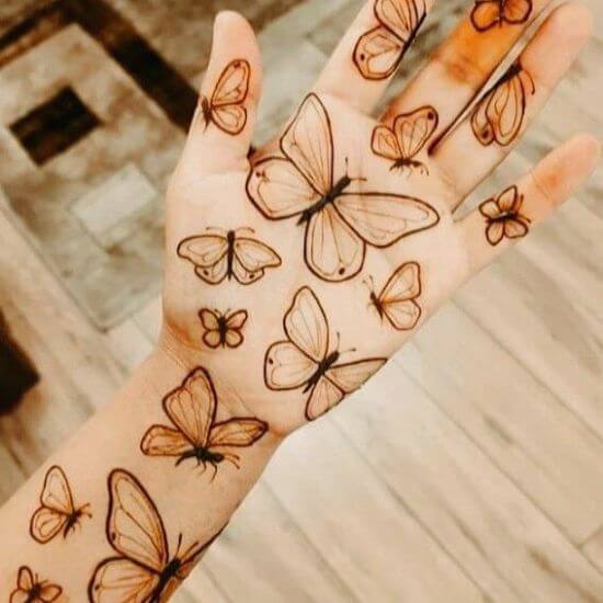 Simple mehndi designs for kids