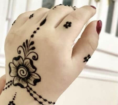 Simple mehndi designs for kids