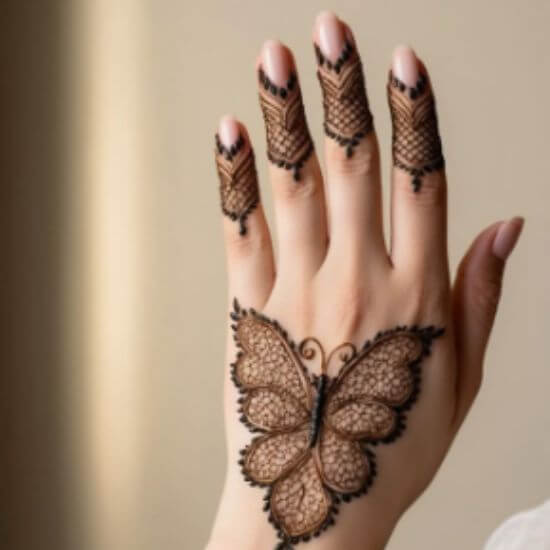 Simple mehndi designs for kids
