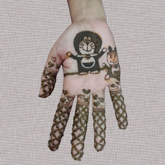 Simple mehndi designs for kids