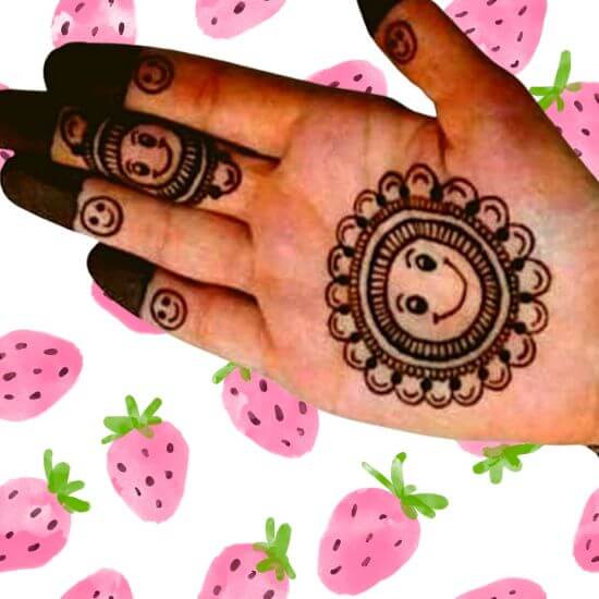 Simple mehndi designs for kids