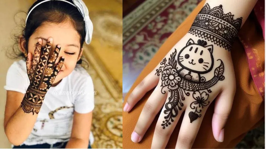 Simple mehndi designs for kids