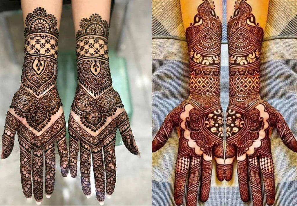 Stylish Back Hand Mehndi Design