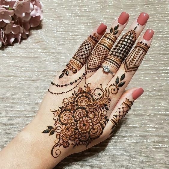 Finger Mehndi Design 