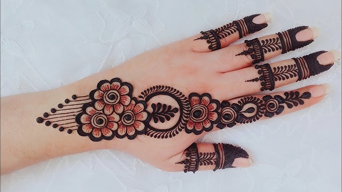Eid Mehndi Design for Girls