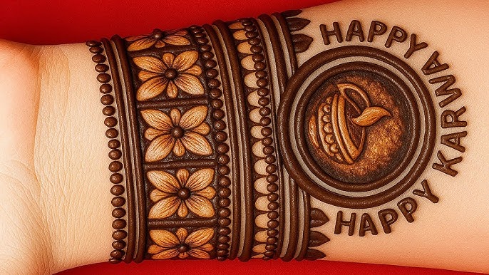 Karwa Chauth Mehndi Design