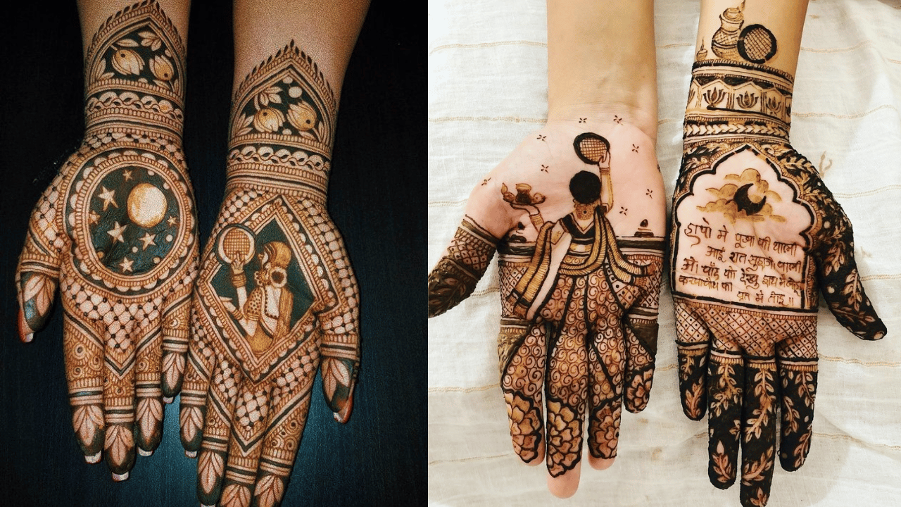 Karwa Chauth Mehndi Design