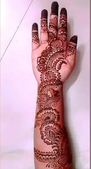 Front Hand Mehndi