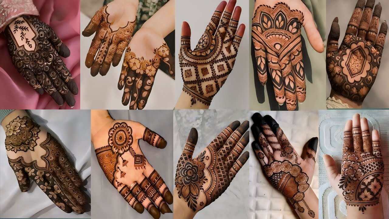 Mehndi Design Front Hand