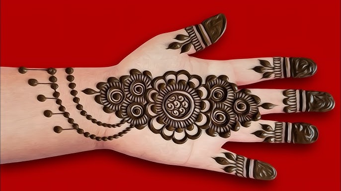 Mehndi Design Front Hand