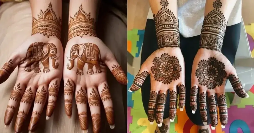 Mehndi Design Front Hand