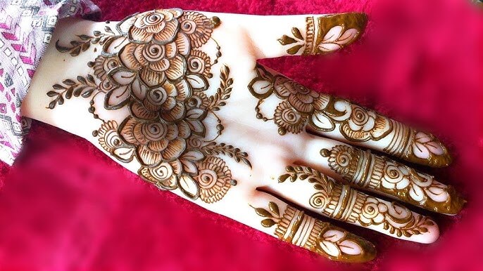 Mehndi Design Front Hand
