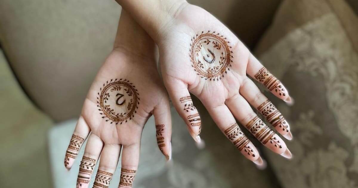 Mehndi Design Front Hand