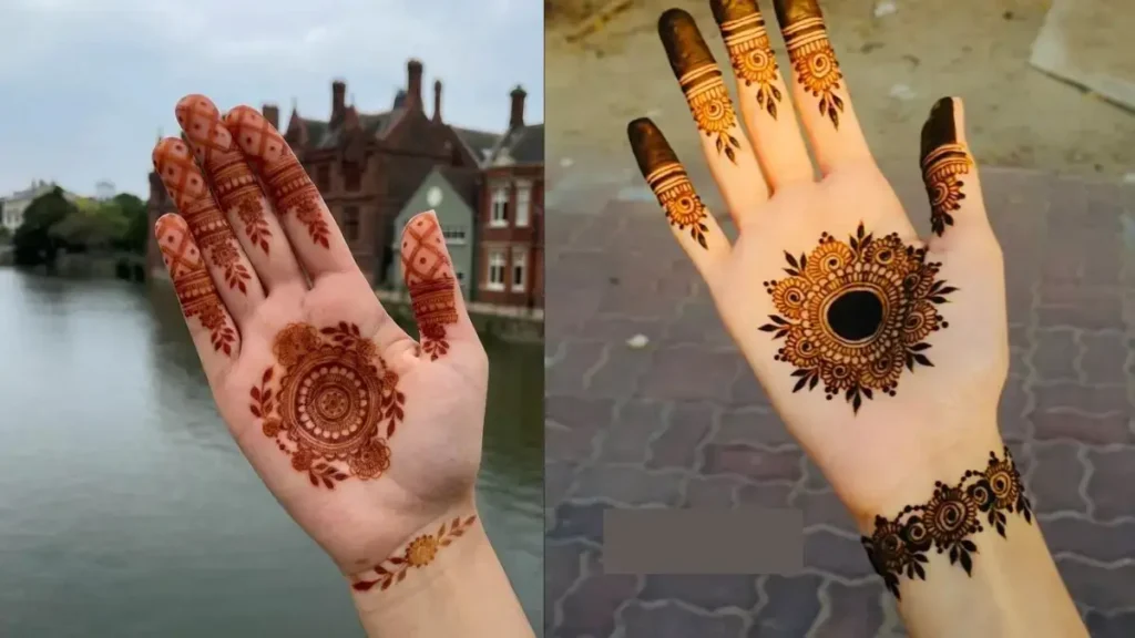 Mehndi Design Front Hand