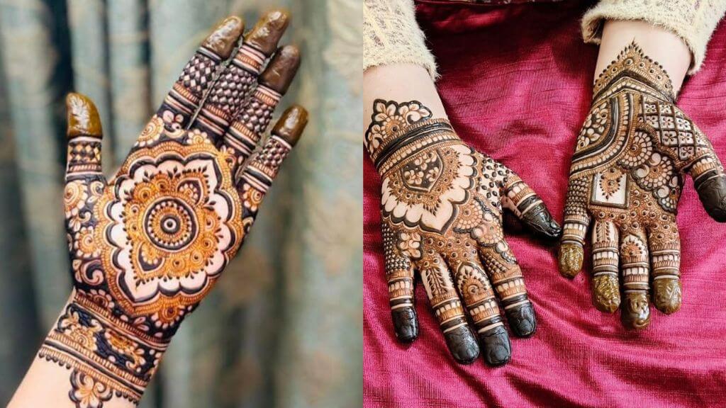 Mehndi Design Front Hand