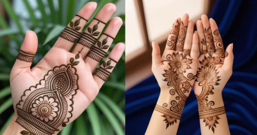 Mehndi Design Front Hand