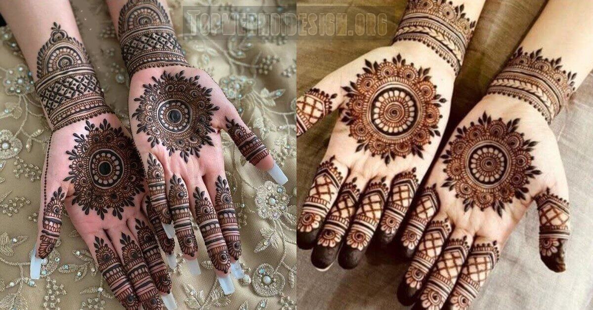 Mehndi Design Front Hand