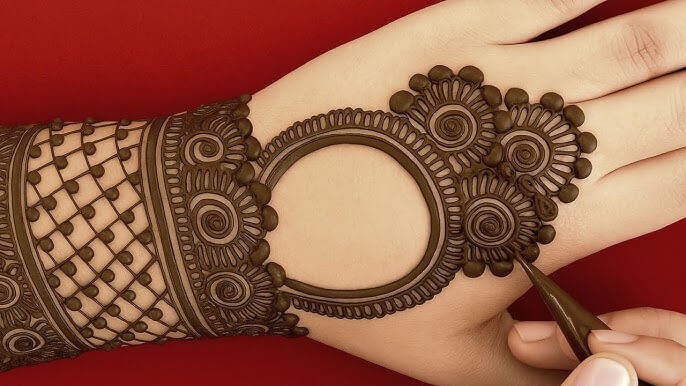 Mehndi Design Simple Back Hand
