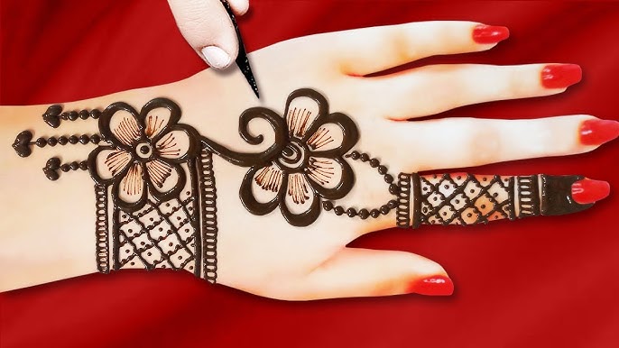 Mehndi Design Simple Back Hand