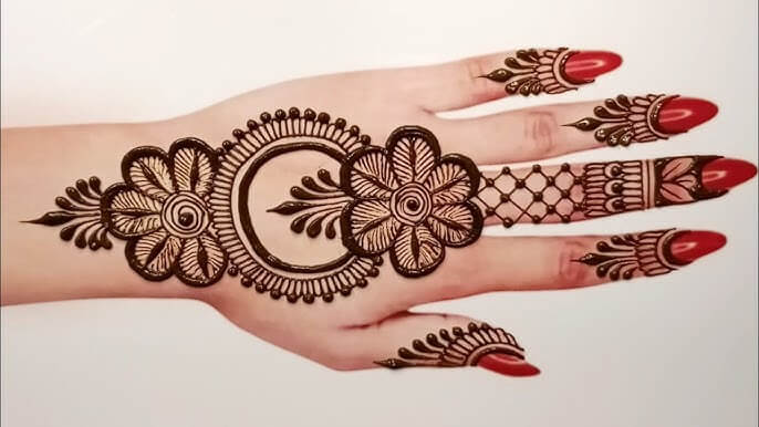 Mehndi Design Simple Back Hand