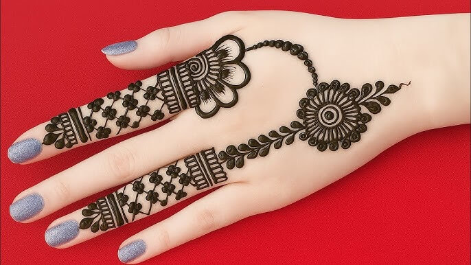 Mehndi Design Simple Back Hand