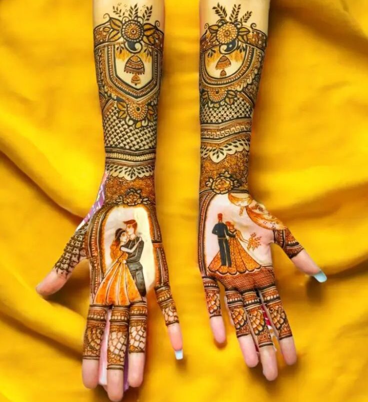 Karwa Chauth Mehndi Design