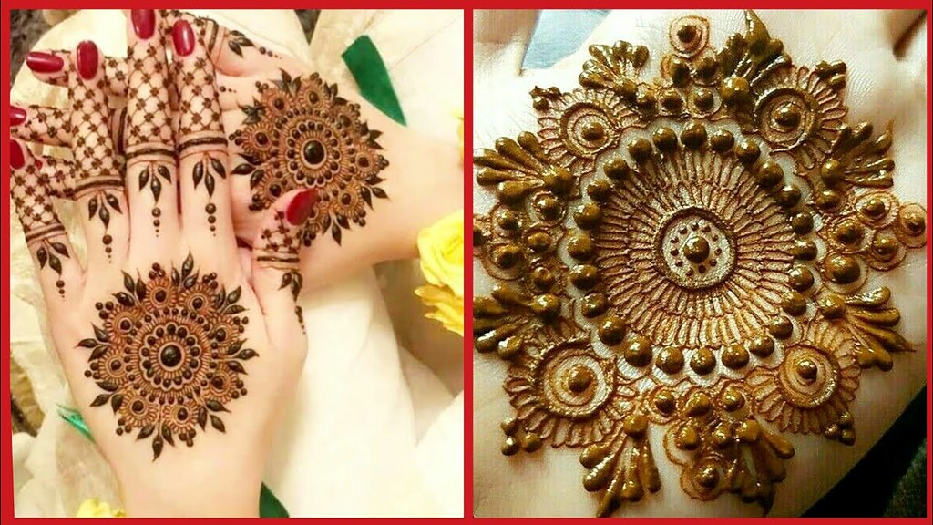 Tikki Mehndi Design