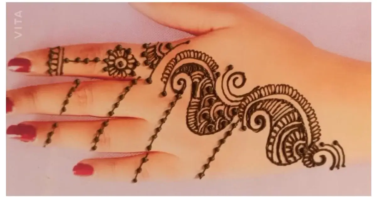 Arabic Mehndi Design for Hands