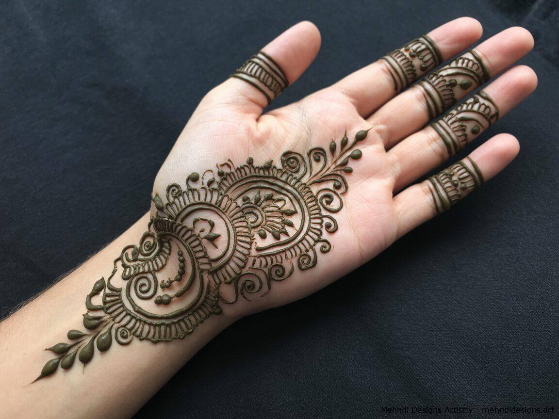 Arabic Mehndi Design for Hands