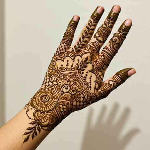 Arabic Mehndi Design for Hands
