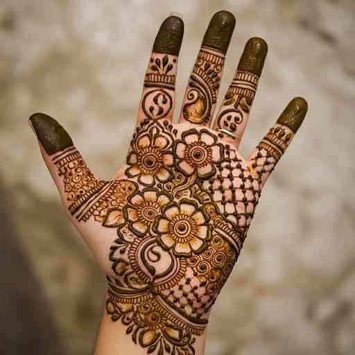Arabic Mehndi Design for Hands