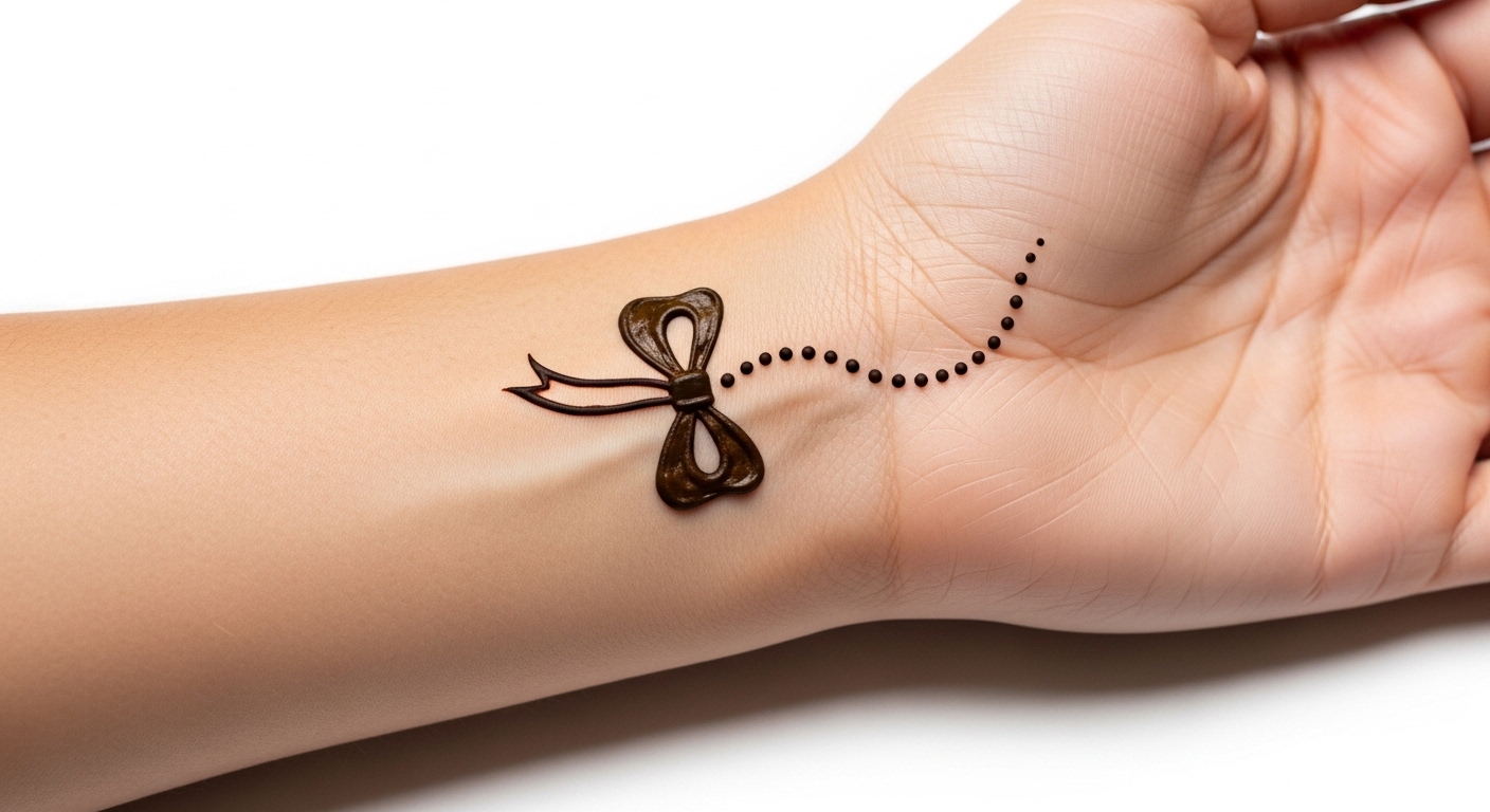 Bow Mehndi Design