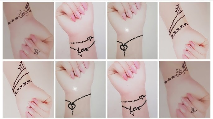 Chain Bracelet Mehndi Design