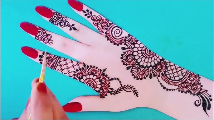 Chand Raat Mehndi Design Easy 2026