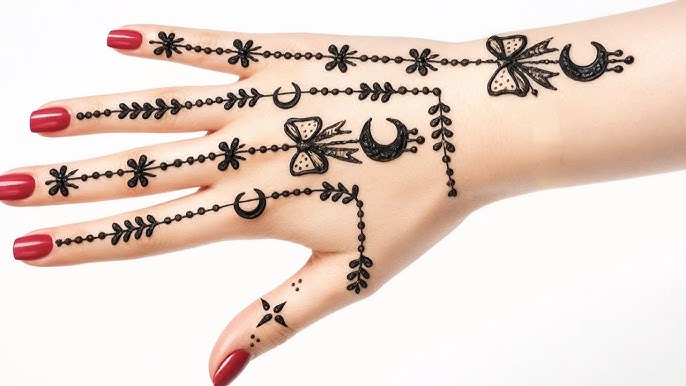 Chand Raat Mehndi Design Simple 2026