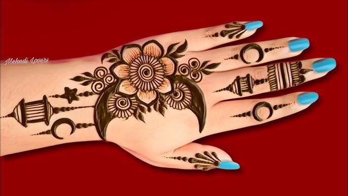 Chand Raat Mehndi Design Simple 2026