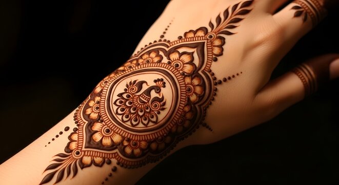 Dot Mehndi Design