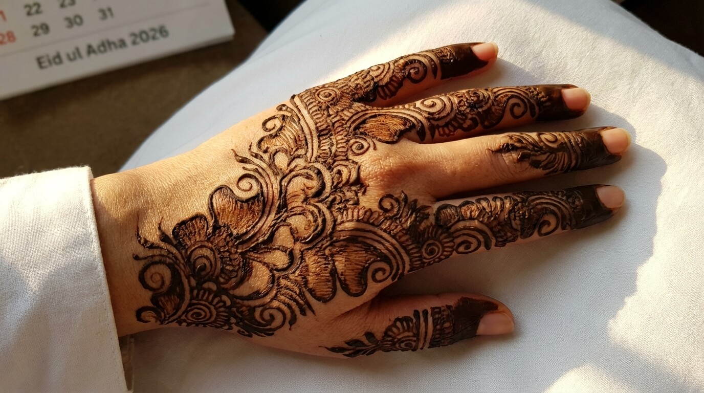Easy Mehndi Design for Eid ul Adha 2026