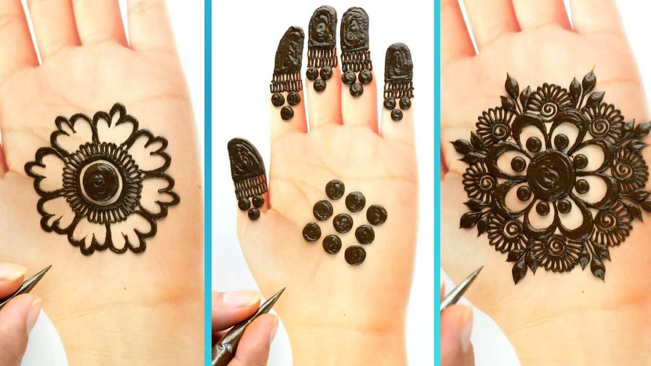 Simple Eid Mehndi Design for Hands